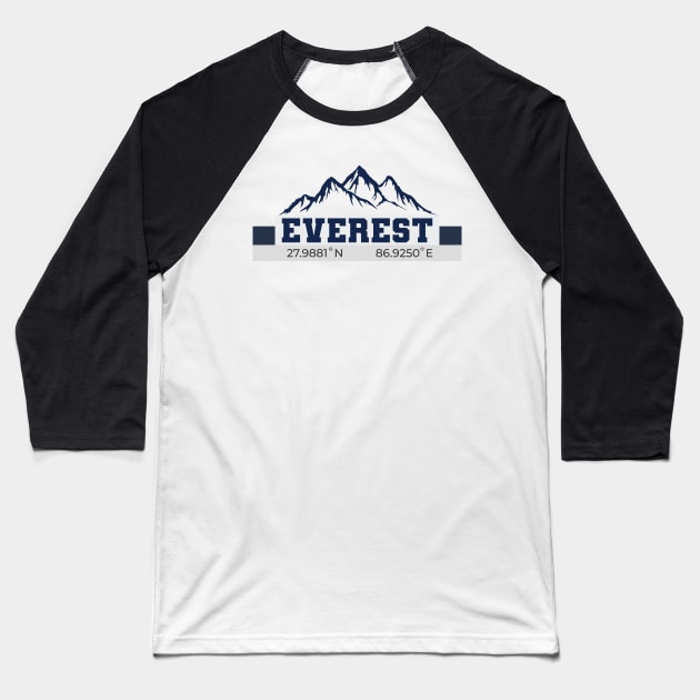 Everest Base Camp Trek Baseball T-Shirt by Cute Pets Stickers